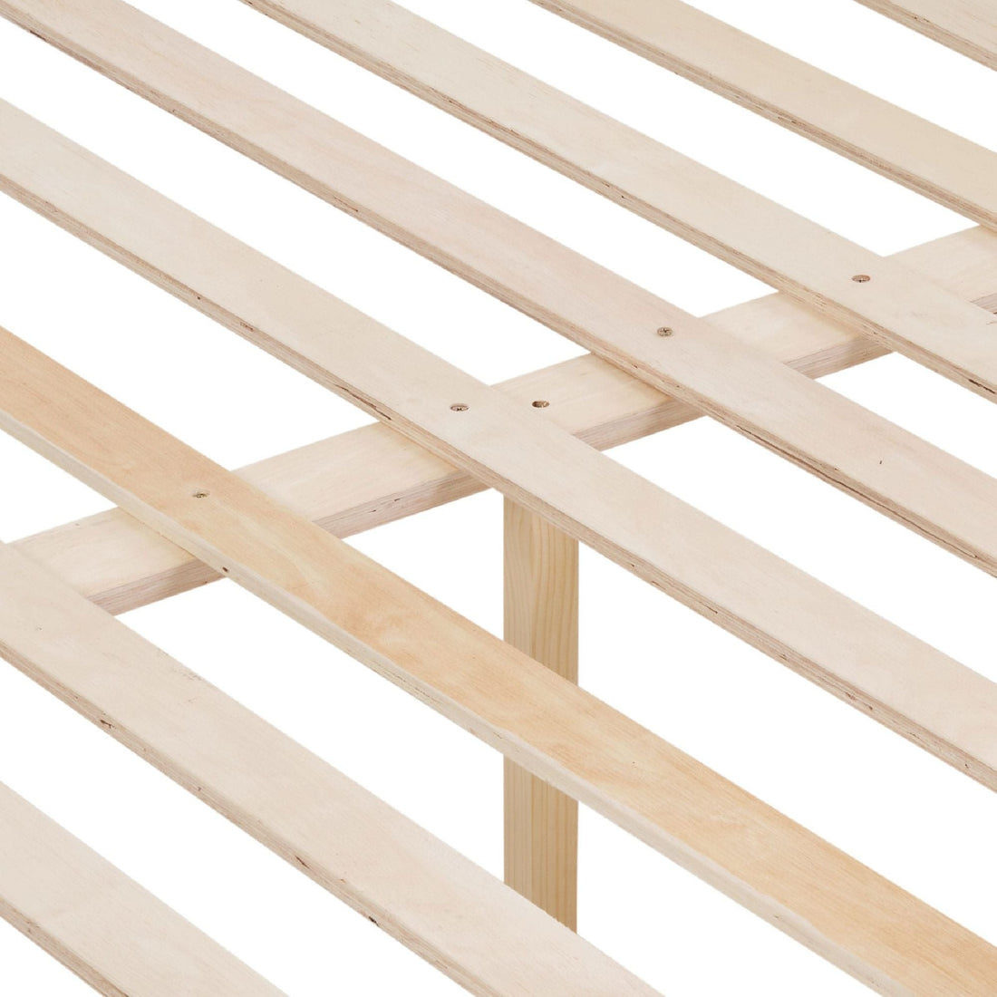 Full Over Full Wood Bunk Bed with Thick Posts, High Guardrail, Ladder in Espresso | Just Better Bunk Beds - View 13