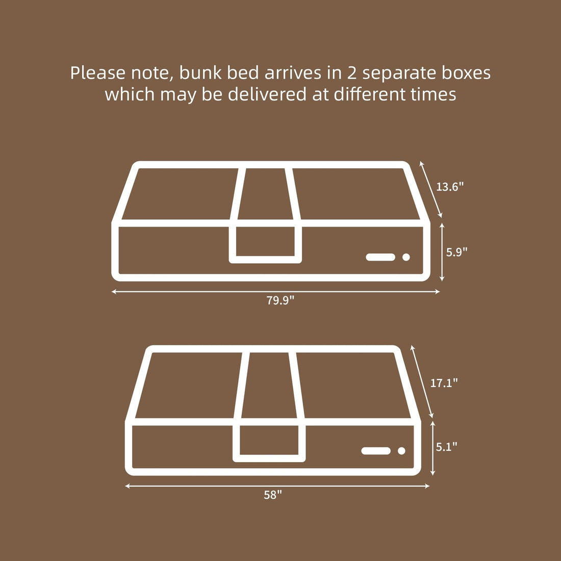 Full Over Full Wood Bunk Bed with Thick Posts, High Guardrail, Ladder, Natural Finish | Just Better Bunk Beds - View 7