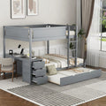 Full Over Full Bunk Bed with Trundle and Convertible Design | Just Better Bunk Beds