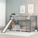 Full over Full bunk bed with Slide | Just Better Bunk Beds