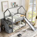 Twin Over Twin Wood Bunk Bed with Storage Staircase and Drawers | Just Better Bunk Beds