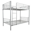 Twin Over Twin Bunk Bed for Kids with Safety Guardrails | Just Better Bunk Beds