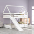 Twin Over Twin Wood Bunk Bed for Kids with Ladder and Guardrails | Just Better Bunk Beds