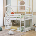 Twin Over Twin Wood Bunk Bed for Kids with Ladder and Guardrails | Just Better Bunk Beds