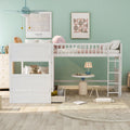 Twin Loft Bed with Desk and Storage for Kids and Teens | Just Better Bunk Beds