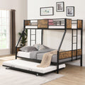 Twin Over Full Metal Bunk Bed with Guardrails and Ladder | Just Better Bunk Beds