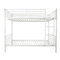 Twin Over Twin Metal Bunk Bed for Kids, ASTM Certified with Guardrails | Just Better Bunk Beds