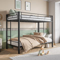 Twin Over Twin Metal Bunk Bed for Kids, ASTM Certified with Guardrails | Just Better Bunk Beds